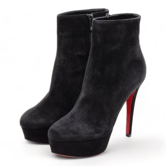 Christian Louboutin Bianca Suede Booties $1185 - Picture 2 of 7